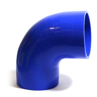 SAAS 90-Degree Silicone Intercooler Hose 102 x 102 Blue SSH90102102E