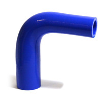 SAAS 90-Degree Silicone Intercooler Reducer Hose 25 x 38mm Blue SSH902538E