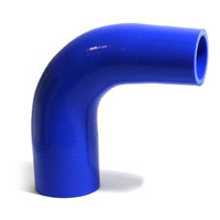 SAAS 90-Degree Silicone Intercooler Reducer Hose 38 x 51mm Blue SSH903851E