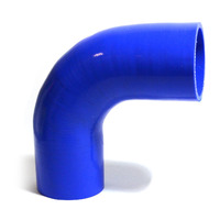 SAAS 90-Degree Silicone Intercooler Hose 70 x 70mm Blue SSH907070E