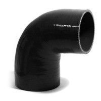 SAAS 90-Degree Silicone Intercooler Reducer Hose 76 x 102mm Black SSH9076102