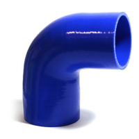 SAAS 90-Degree Silicone Intercooler Reducer Hose 76 x 95mm Blue SSH907695E