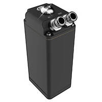 SAAS Oil Catch Can Tank Baffled Rectangle Black Billet 600ml ST1010