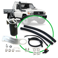 SAAS Oil Catch Can Tank Kit for Toyota Landcruiser 79 Series 4.5L ST1201-1014