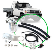 SAAS Oil Catch Can Tank Kit for Toyota Landcruiser 79 Series 4.5L ST1201-1015
