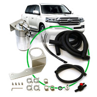 SAAS Oil Catch Can Tank Kit for Toyota Landcruiser 200 Series 4.5L ST1202-1015