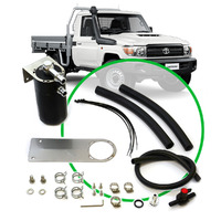 SAAS Oil Catch Can Tank Kit for Toyota Landcruiser 79 Series 4.5L 2009 ST1205-1014