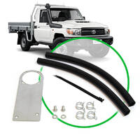 SAAS Oil Catch Can Tank Install Kit for Toyota Landcruiser 79 Series 4.5L 2009-ST1205