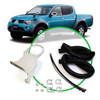 SAAS Oil CatchCan Tank Install Kit For Mitsubishi Triton ML MN 2.5L 2006-2015 ST3102