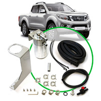 SAAS Oil Catch Can Tank Kit for Nissan Navara D23 2.3L 2015 > ST4104-1015
