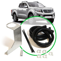 SAAS Oil Catch Can Tank Install Kit for Nissan Navara D23 2.3L 2015-On ST4104