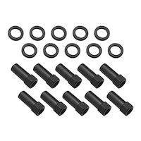 Wheel Lug Nut Kit, Black, Cragar, Weld, SST Mag, , 2.125, 7/16, 1.380 inch Shank, Set of 10