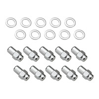 Street Pro Wheel Lug Nut Kit Chrome 002 Street Pro Mag Length 1.56 7/16 .700 Shank Set of 10