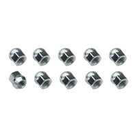 Street Pro Wheel Lug Nut Kit Chrome Acorn Open End Bulge Length 0.87 1/2 inch Set of 10