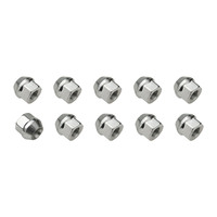 Street Pro Wheel Lug Nut Kit Chrome Acorn Open End Bulge Length 0.87 7/16 inch Set of 10