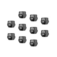 Street Pro Wheel Lug Nut Kit Black Acorn Open End Bulge Length 0.87 12 x 1.50 Set of 10