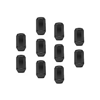 Street Pro Wheel Lug Nut Kit Black Acorn Bulge Length 1.42 7/16 inch Set of 10