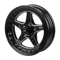 Street Pro Street Pro ll Convo Pro Wheel Black 15x4' For Ford Bolt Circle 5 x 4.50' (13) 2.0' Back Space