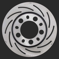 Strange Brake Rotor 11.25 in. Heavy Duty Tapered Slotted Passenger Side Strange Forged Aluminum Struts Each