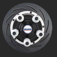 Strange 40 Spline Big Spindle Floater Kit For 5 1/2 in. Bc With Stainless Steel Brake Kit