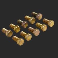 Strange For Ford 9 in. Ring Gear Bolts ( 7/16 in.-20 X 1 in.)- 10 Pcs.