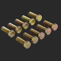 Strange For Ford 9 in. Ring Gear Bolts ( 7/16 in.-20 X 1.250 in.)- 10 Pcs.