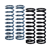 Strange Coilover Springs 14 in. Length 125 lbs. 2.5 in. ID Blue Powdercoated Pair