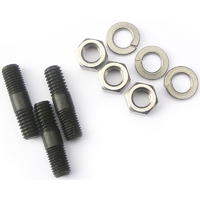 Stromberg Carburettor To Manifold Stud Kit 3 Studs Stromberg 97, 3 Bolt Flange