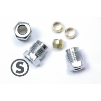 Stromberg Chrome for Ford Nut Compression Fittings X3 Nuts & Ferrules