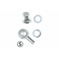 Stromberg Single End Banjo Fitting With Gauge Port, Suit Stromberg 97 Carburettors