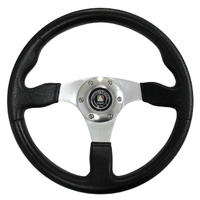 Autotecnica Universal Black Polyurethane Steering Wheel 350mm SW-PD011