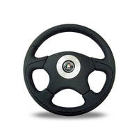 Autotecnica F999 Leather 4-Spoke Steering Wheel 350mm Black Universal SW101720