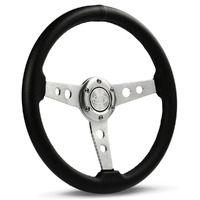 SAAS Steering Wheel PVC 14" ADR Retro Brushed Spoke SW616OS-R