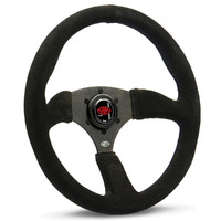 SAAS Steering Wheel Suede 14" ADR Tokyo Motorsport Black Spoke SWMS1