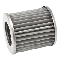 System One Stainless Steel Element 45 Micron 3-3/4" x 3-1/4" Billet Oil Filter