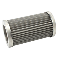System One Stainless Steel Element 35 Micron 5-1/4" x 3" Billet Oil Filters