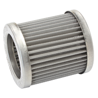 System One Stainless Steel Element 35 Micron 3-3/4" x 3" Billet Oil Filters