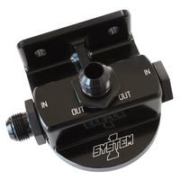System One Remote Filter Mount 1-1/2"-12 Thread Suit HP6 Style -12AN Fittings