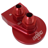 System One Remote Filter Mount Suit 2-Bolt Flat Surface Mount -12AN Inlet/Outlet