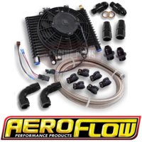 Aeroflow TH400 Drag Drift Hotrod Race Turbo 400 Automatic Transmission Oil Cooler Kit