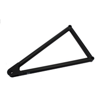 TI22 Chromoly Jacobs Ladder 12-1/4", 1 Hole, Black Powder Coated Finish, No Straps