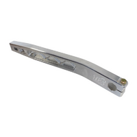 TI22 Torsion Arm 3.250" Offset L/H Rear, Natural Aluminium Finish