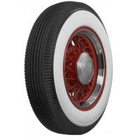 Firestone 8.20 X 15 Bias Ply Tyre With 3-1/2" Whitewall TIRFIR820-15W