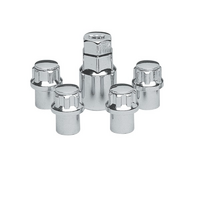 Topline Standard Mag Wheel Lock Nuts 1.50" Tall 0.60" Shank 12mm 1.50" Thread (set Of 4)