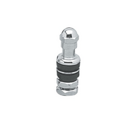 Topline Chrome Plated Bolt In Valve Stems Inner Mount Small Diameter (Set Of 4)