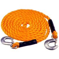 Auto King Poly Tow Rope 18mm X 4m 2800Kg W/ Safety Hooks TR2800
