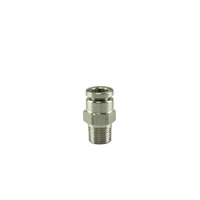 Turbosmart 1/8" NPT Str Pushloc Fitting - SS - 1/4"