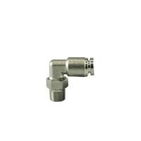 Turbosmart 1/8" NPT 90Deg Pushloc Fitting - SS - 1/4"