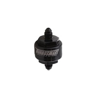 Turbosmart Billet Turbo Oil Feed Filter 44um AN-4 - Black