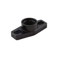 Turbosmart Billet Turbo Drain adapter with Silicon O-ring. 38 - 44mm slotted hole centre - small frame universal fit.